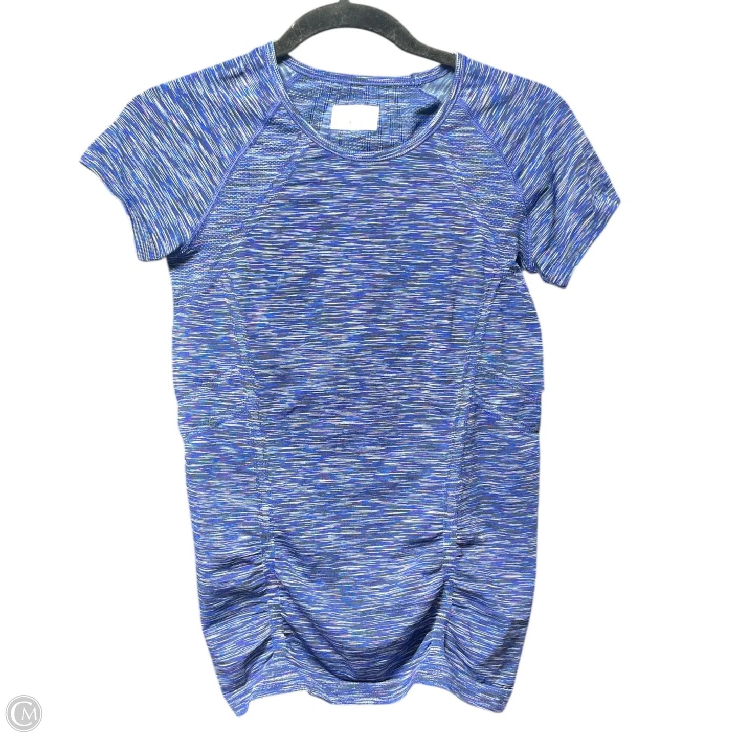 Athletic Top Short Sleeve By Athleta In Blue, Size: S
