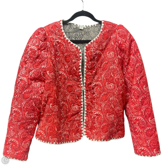 Jacket Puffer & Quilted By Sundance In Paisley Print, Size: Xl