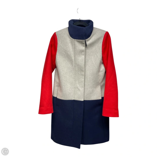 Coat Wool By J. Crew In Multi-colored, Size: 4