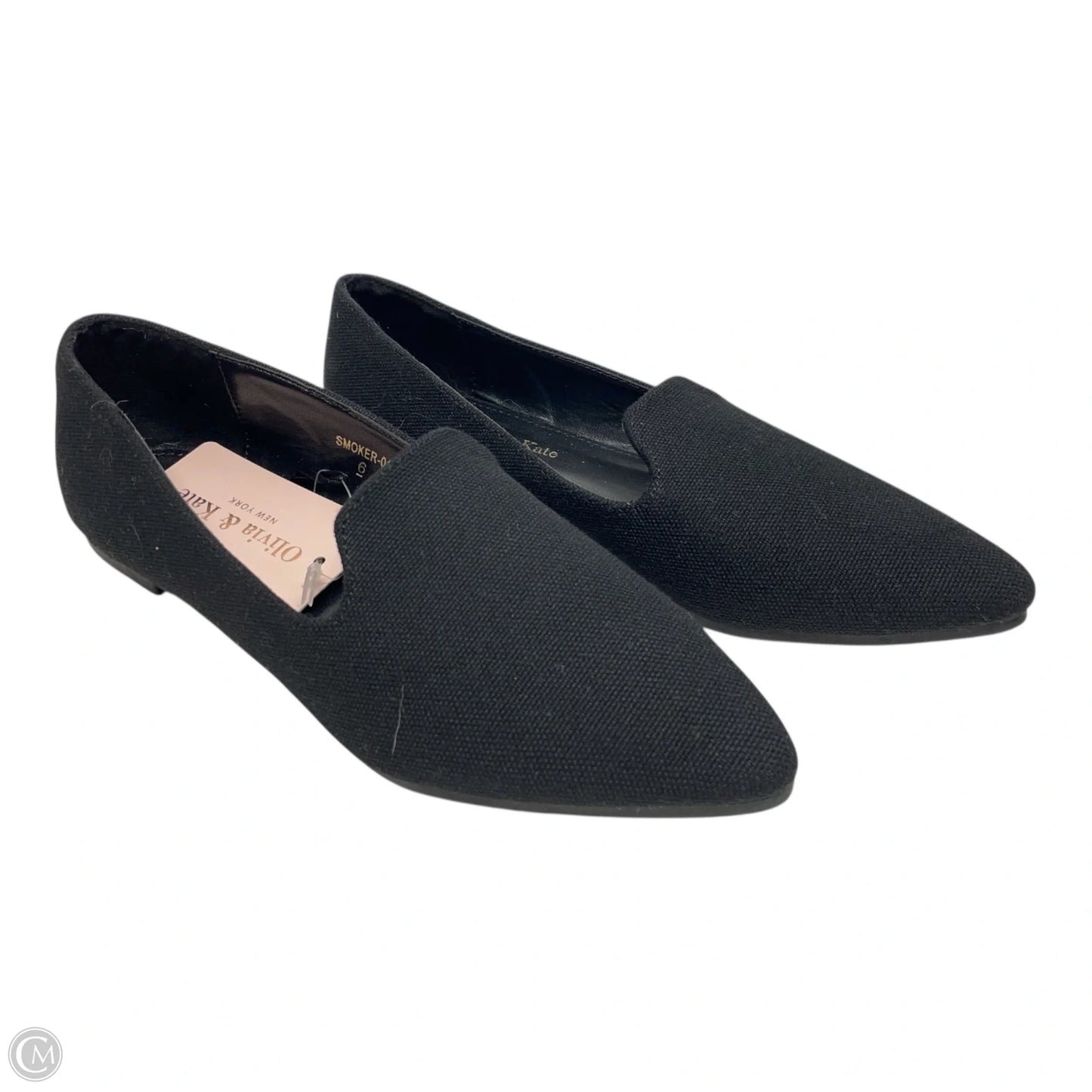 Shoes Flats By OLIVIA & KATE In Black, Size: 6