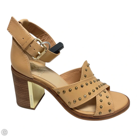 Shoes Heels Block By Vince Camuto In Tan, Size: 7.5