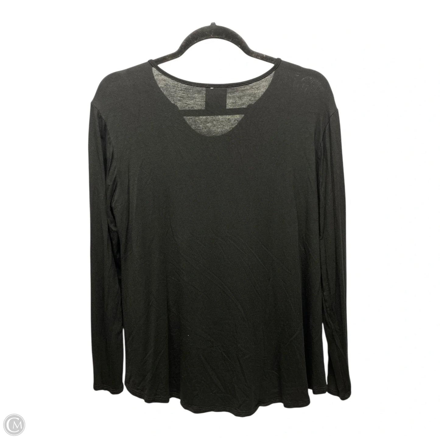 Top Long Sleeve By Harley Davidson In Black & Silver, Size: S