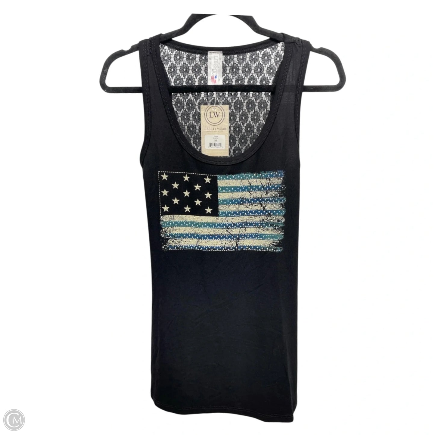 Top Sleeveless By Clothes Mentor In Black, Size: S