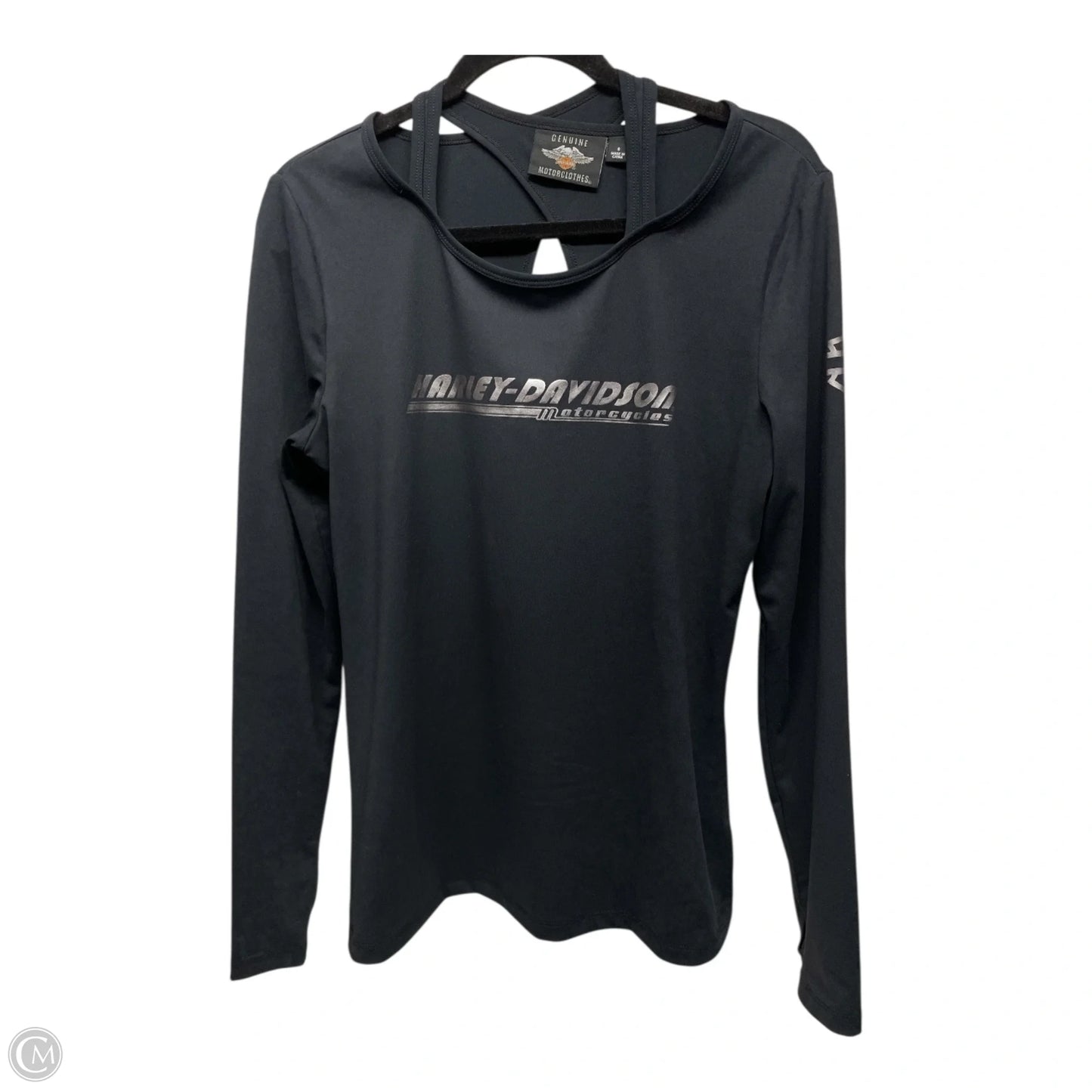 Top Long Sleeve By Harley Davidson In Black, Size: S