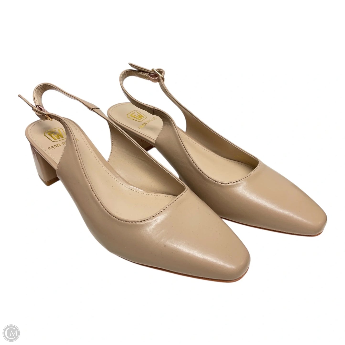 Shoes Heels Block By FRAN WILLOR In Tan, Size: 8