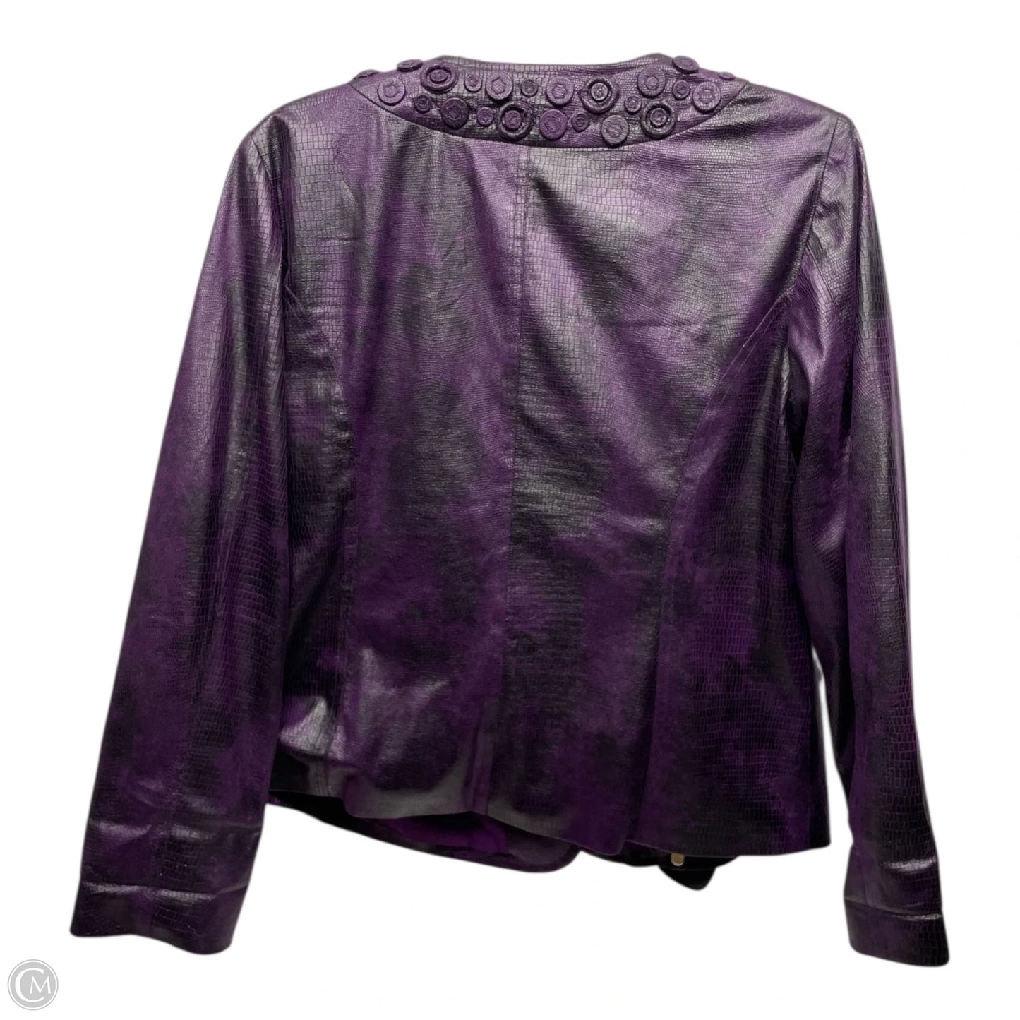 Blazer By Chicos In Purple, Size: M