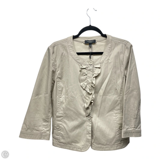 Blazer By Talbots In Beige, Size: 14