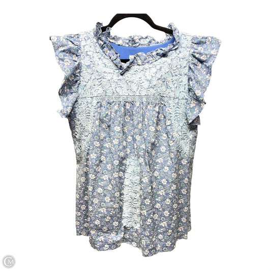 Top Short Sleeve By J.marie In Floral Print, Size: S
