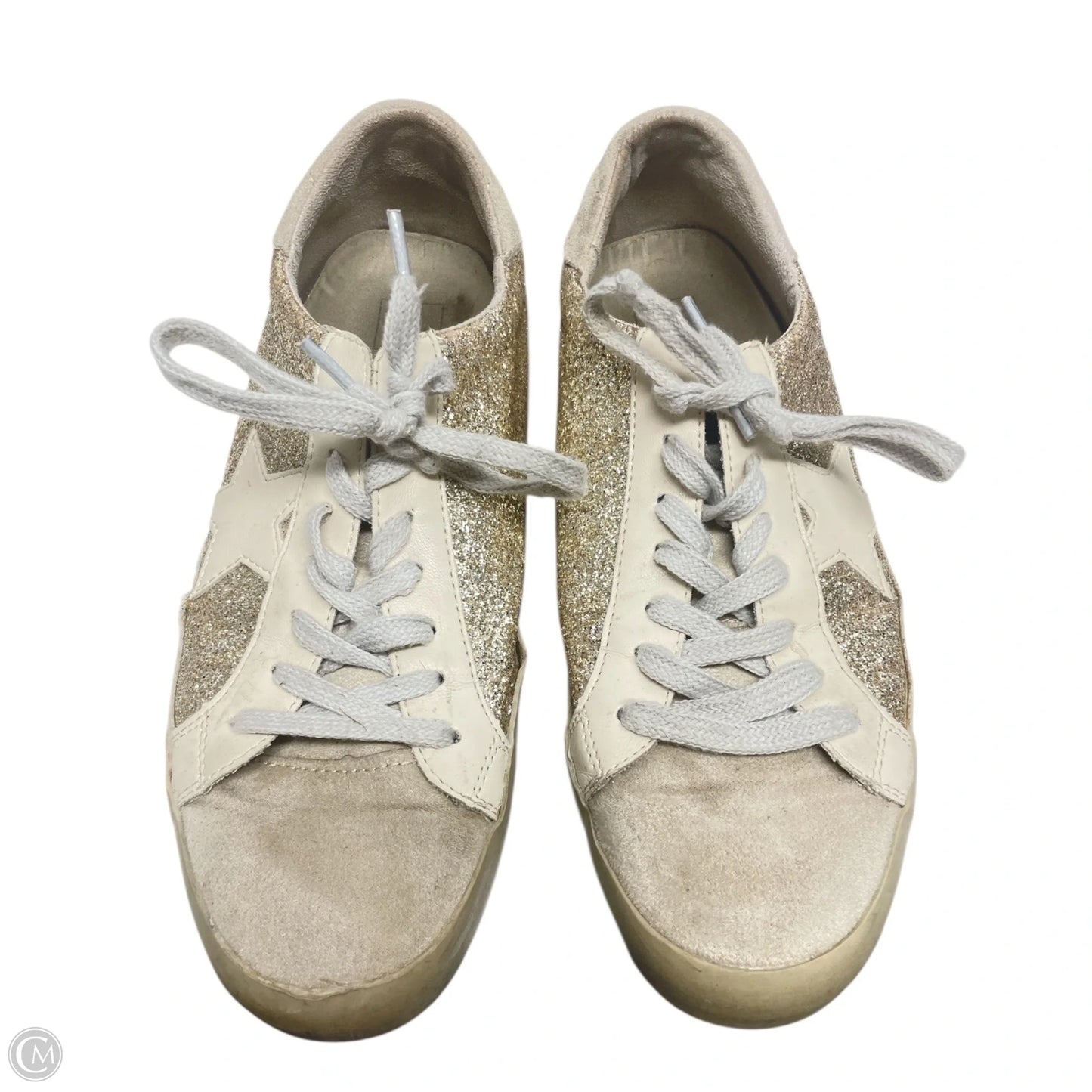 Shoes Sneakers By Shu Shop In Gold & Tan, Size: 8