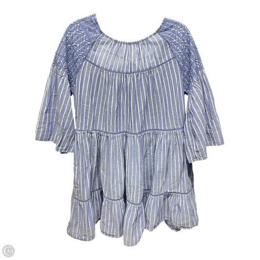 Tunic Short Sleeve By Free People In Striped Pattern, Size: Sp