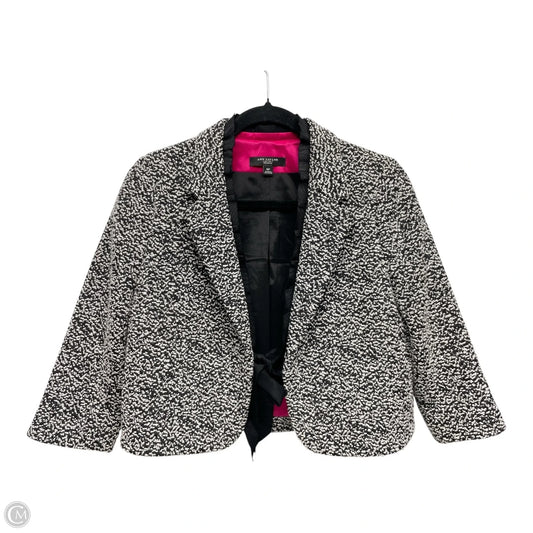 Blazer By Ann Taylor In Black & White, Size: 8p