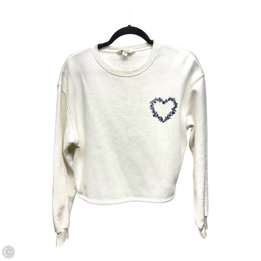 Sweatshirt Crewneck By MISS SELFRIDGE In White, Size: 4