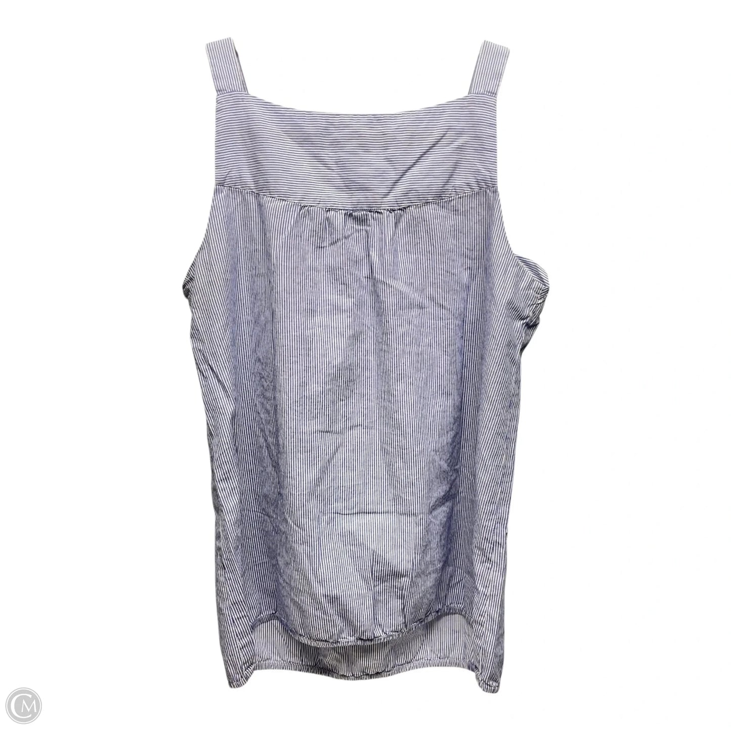 Top Sleeveless By Loft In Striped Pattern, Size: S