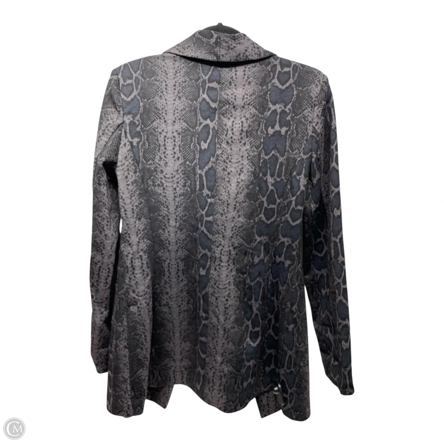 Blazer By Bagatelle In Snakeskin Print, Size: S