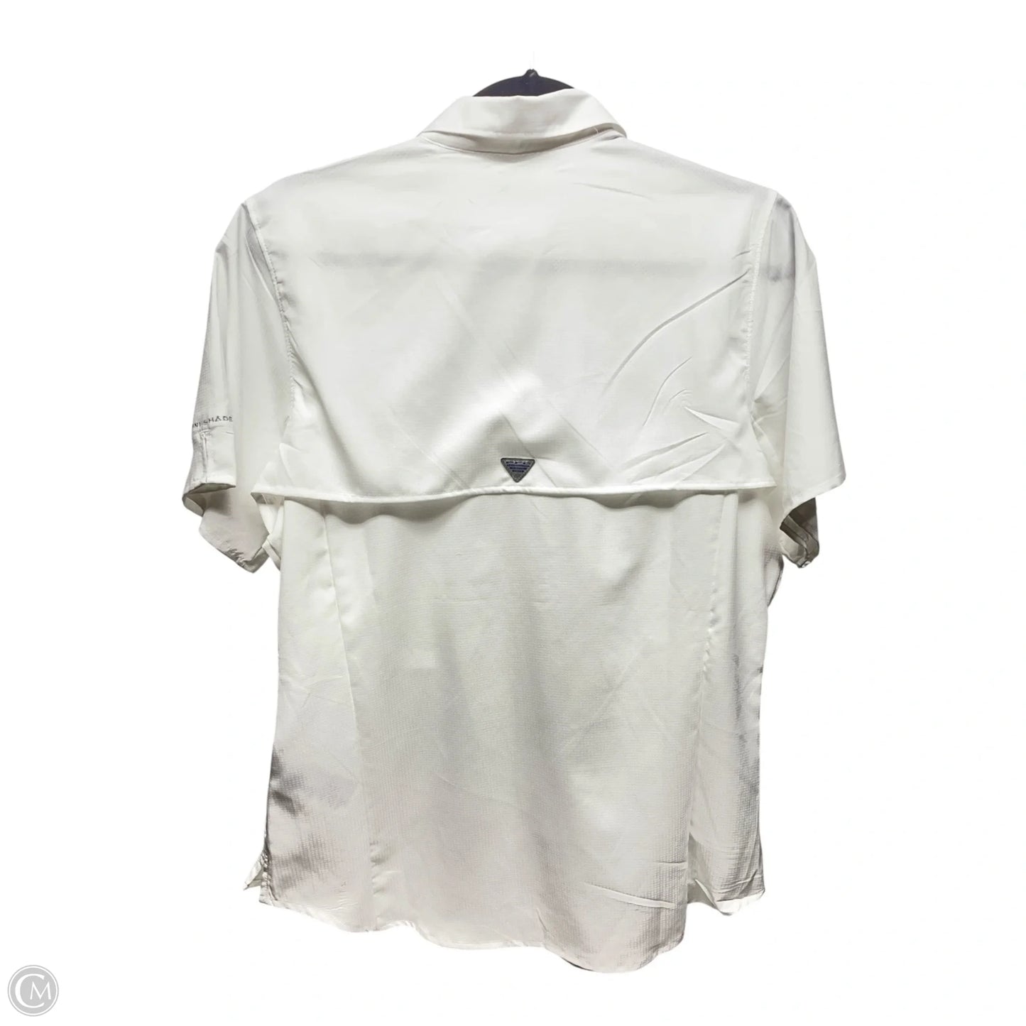 Athletic Top Short Sleeve By Columbia In White, Size: M