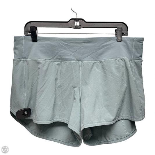 Athletic Shorts By Lululemon In Blue, Size: 12