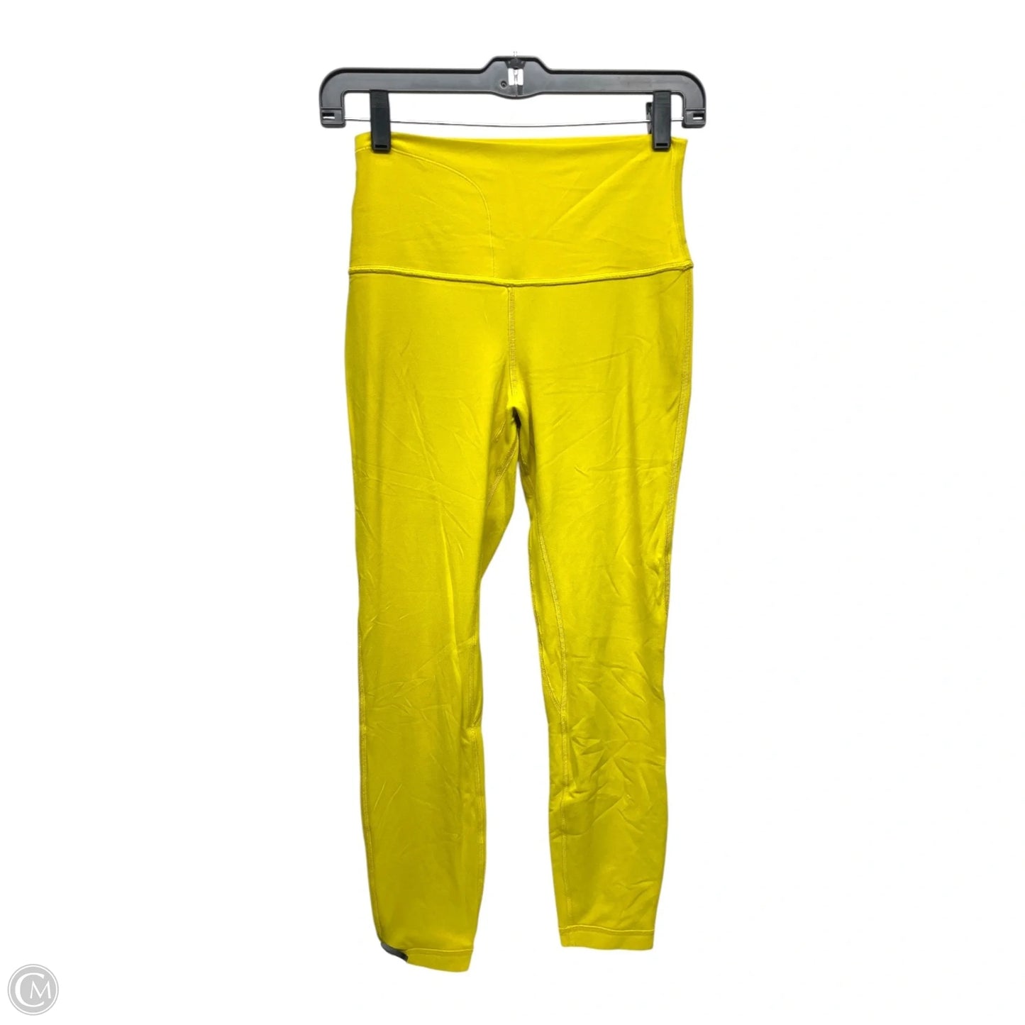 Athletic Leggings By Lululemon In Yellow, Size: 6