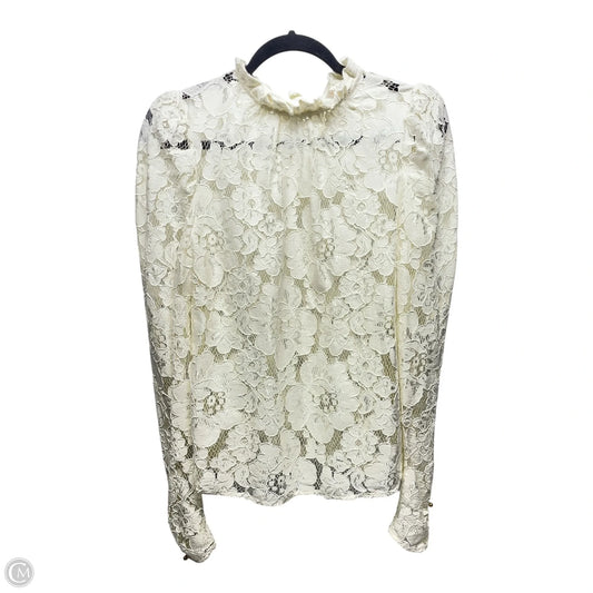 Top Long Sleeve By Wayf In Floral Print, Size: S