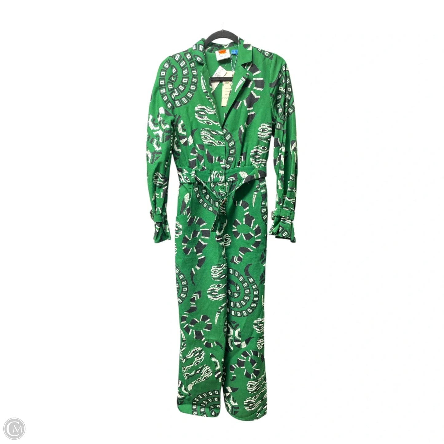 Jumpsuit Designer By Farm Rio In Green, Size: Xs