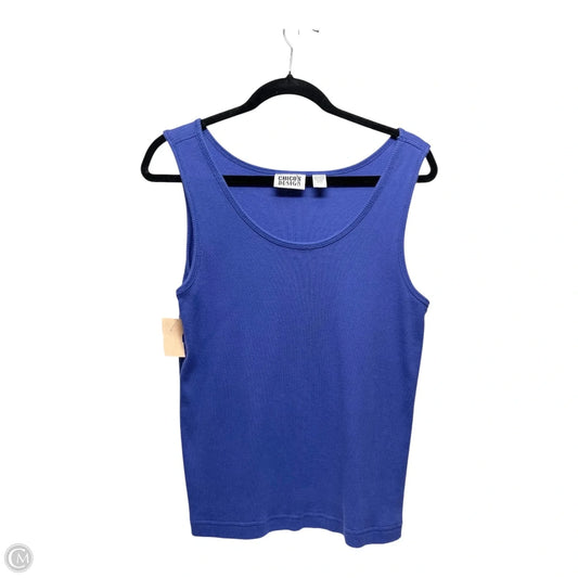 Tank Top By Chicos In Blue, Size: M