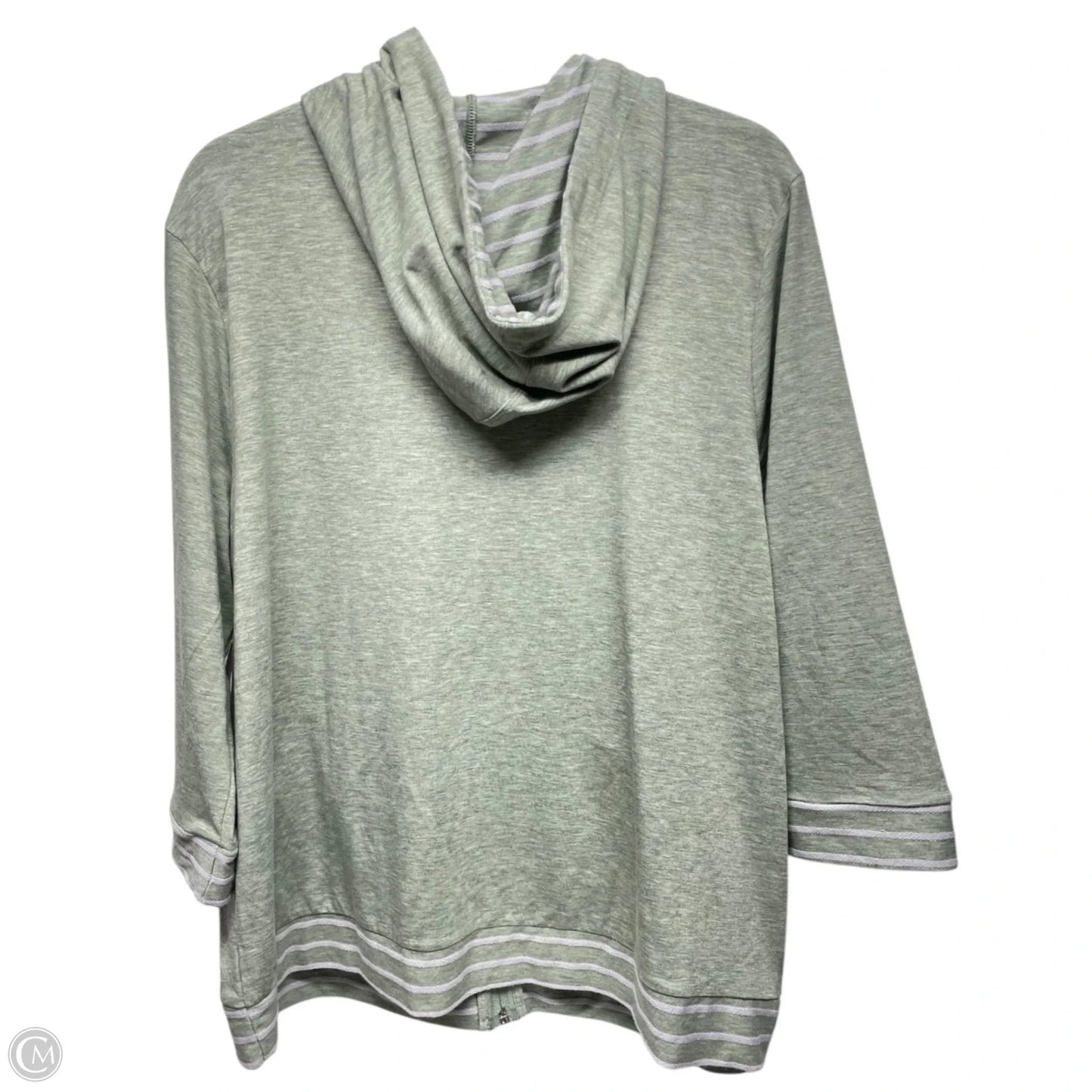 Jacket Other By Chicos In Green, Size: Xl