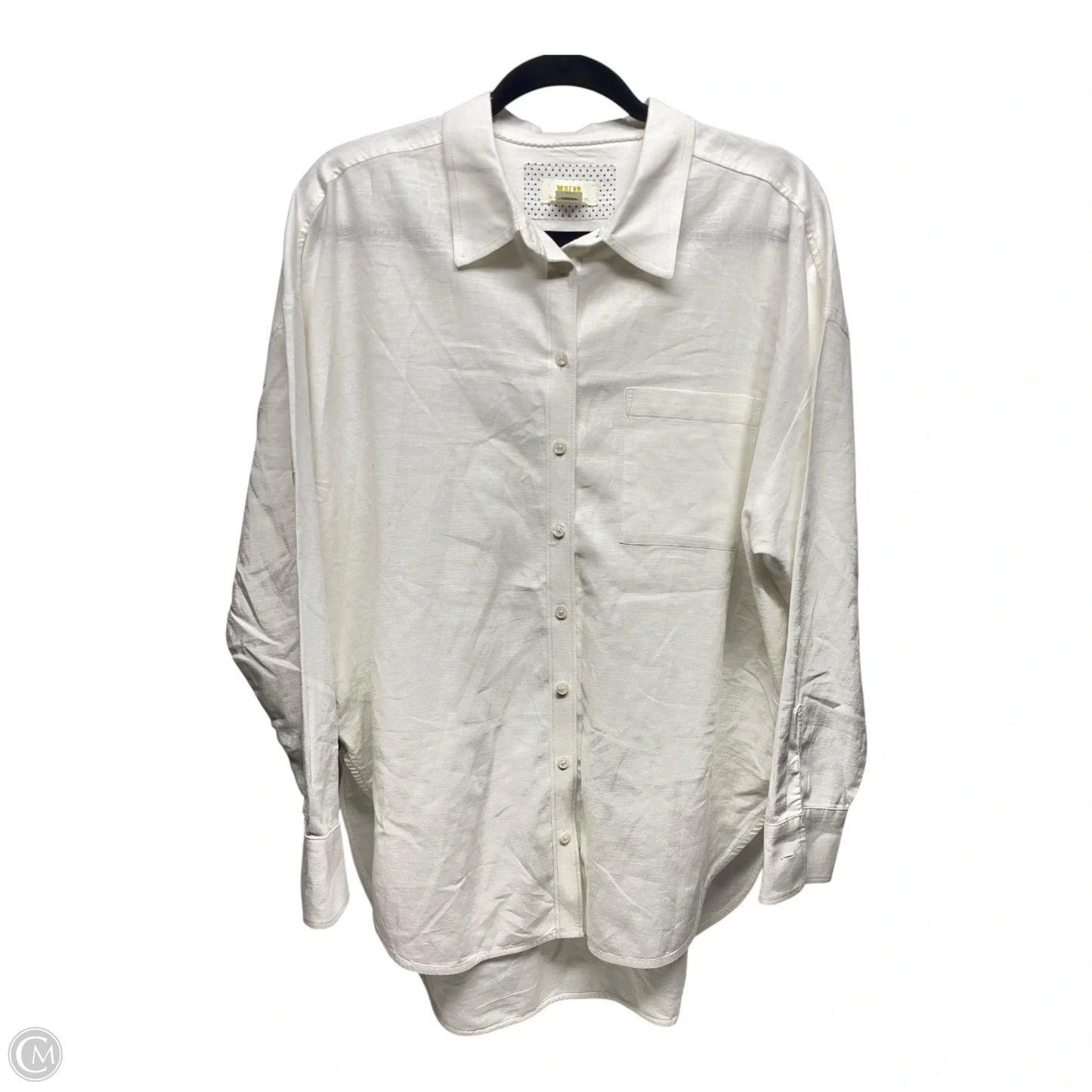 Tunic Long Sleeve By Maeve In White, Size: S