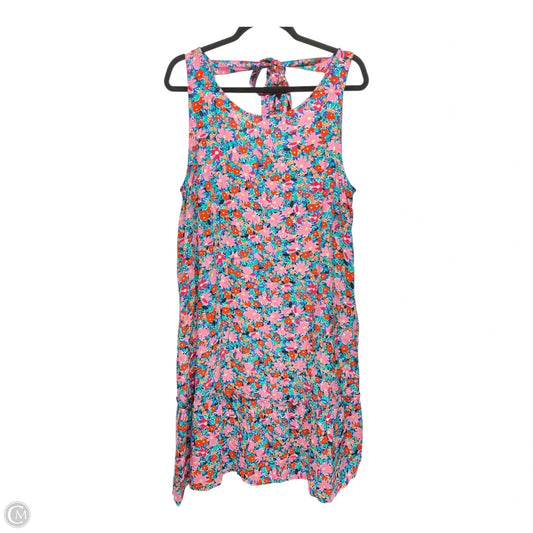 Dress Casual Short By Loft In Floral Print, Size: L