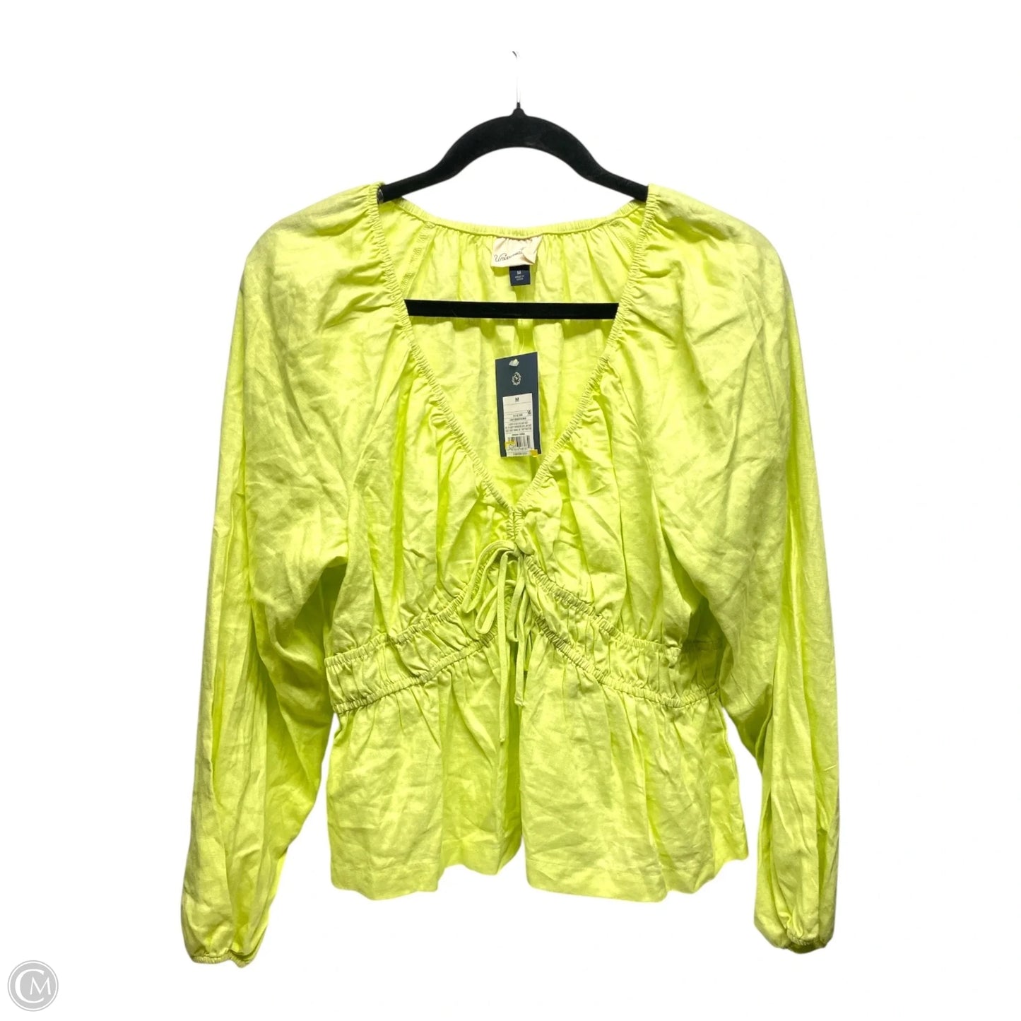 Top Long Sleeve By Universal Thread In Green, Size: M