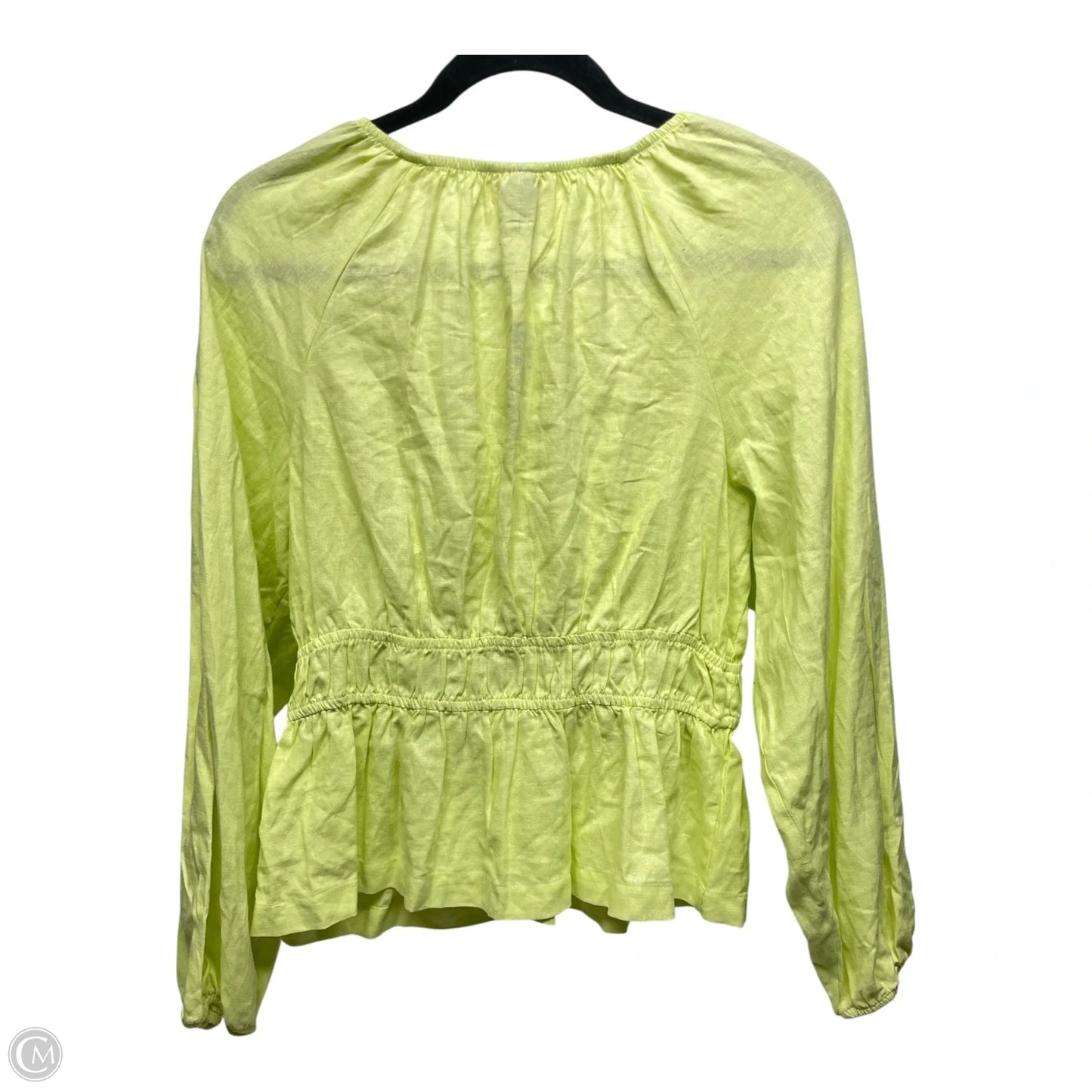 Top Long Sleeve By Universal Thread In Green, Size: M