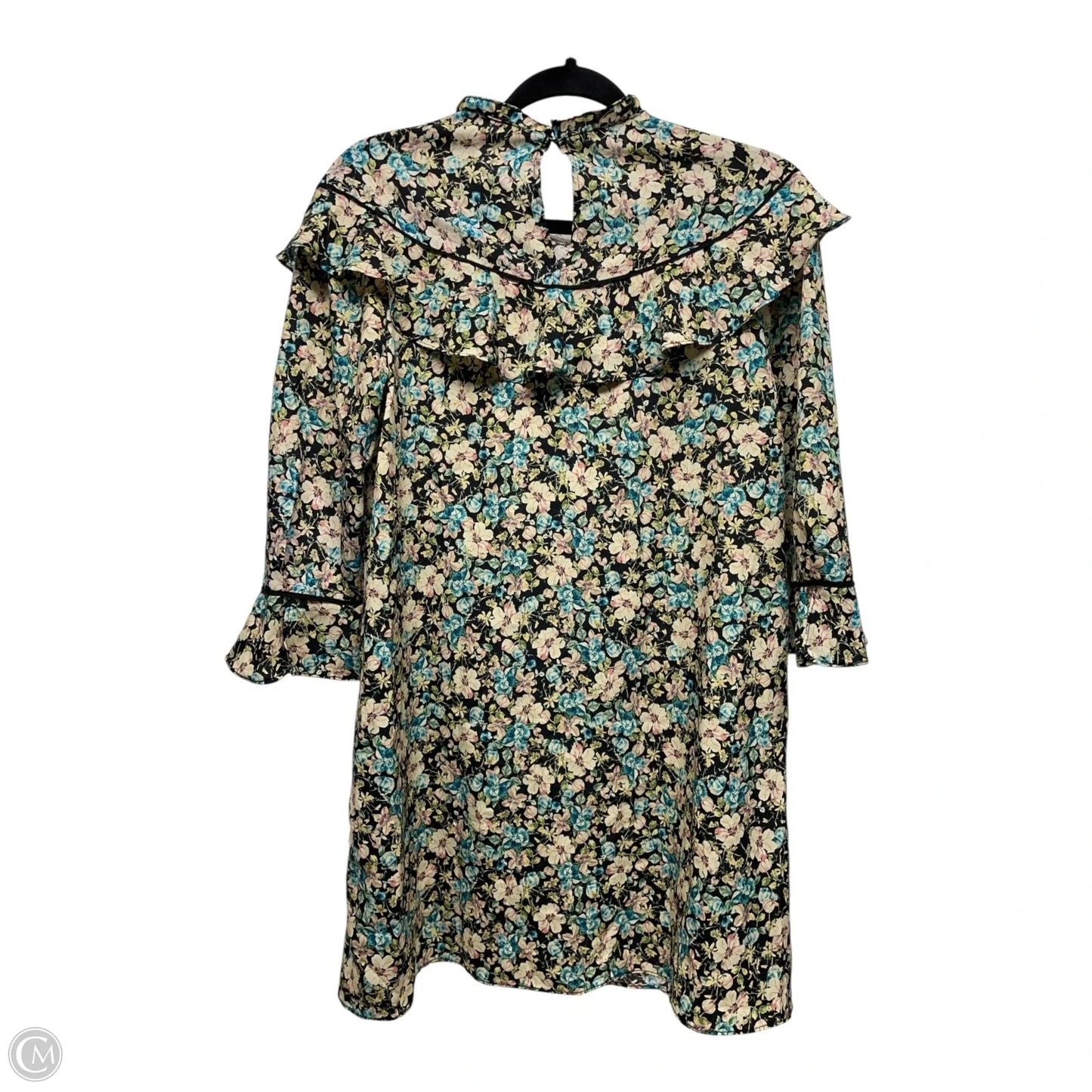 Dress Casual Short By Zara In Floral Print, Size: Xs