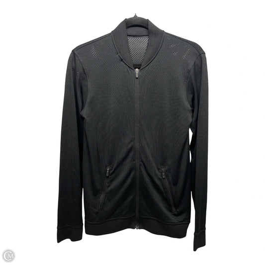 Athletic Jacket By Lululemon In Black, Size: 8