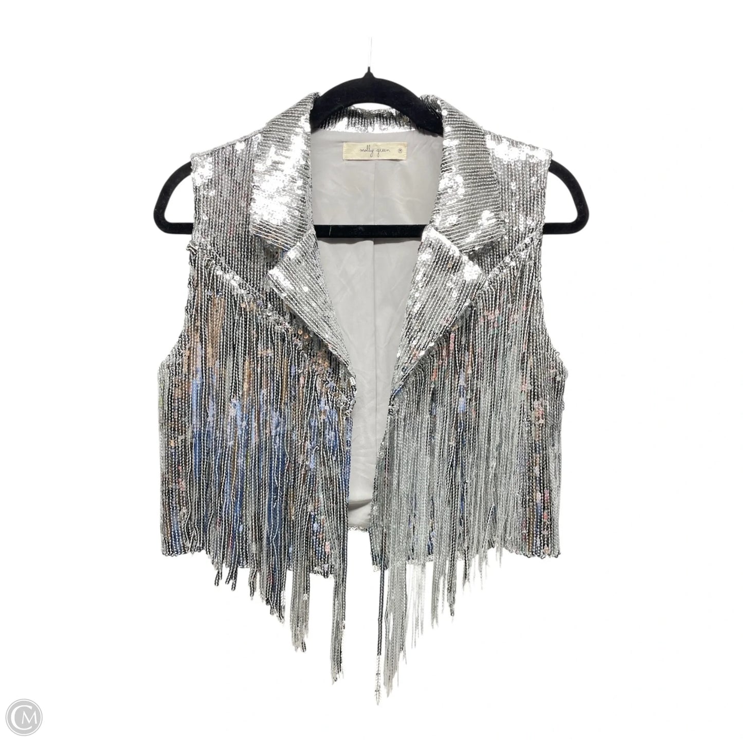 Vest Other By MOLLY GREEN In Silver, Size: M