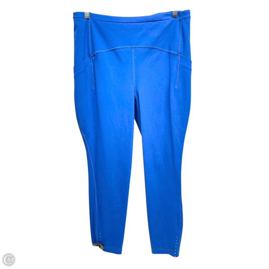 Athletic Leggings By Lululemon In Blue, Size: 8