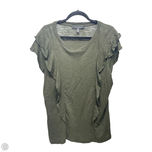 Top Short Sleeve By White House Black Market In Green, Size: Xl