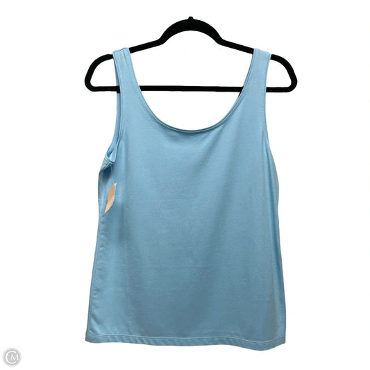 Tank Top By Talbots In Blue, Size: Mp
