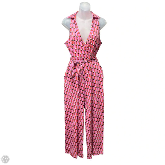 Jumpsuit By Target-designer DIANE VON FURSTENBERG In Pink & Red, Size: S