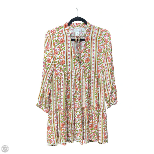 Dress Casual Short By Japna In Floral Print, Size: Xs