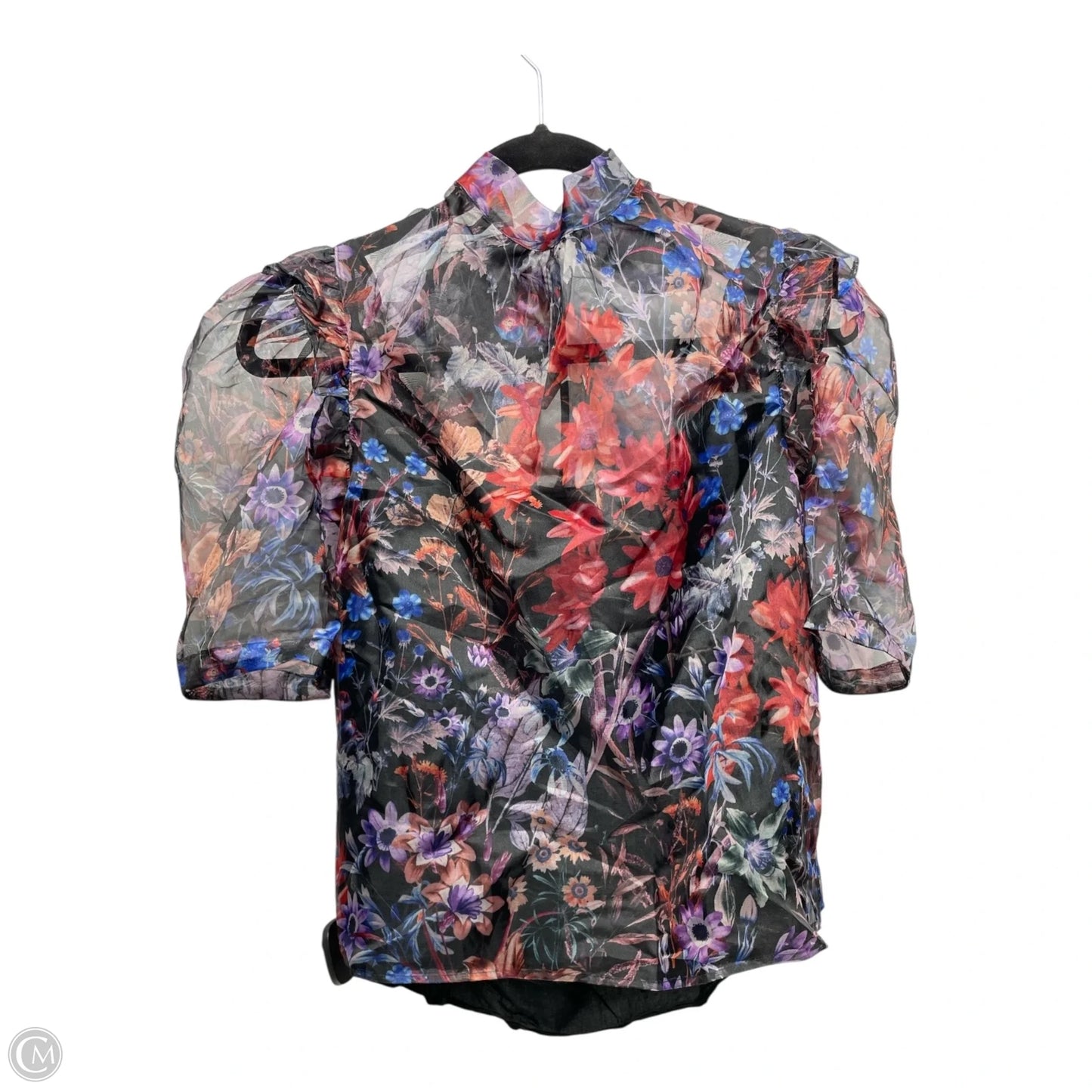 Blouse Short Sleeve By Maeve In Floral Print, Size: S