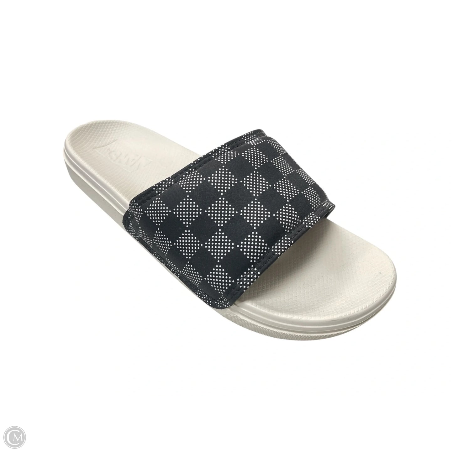 Sandals Flats By Vans In Checkered Pattern, Size: 6