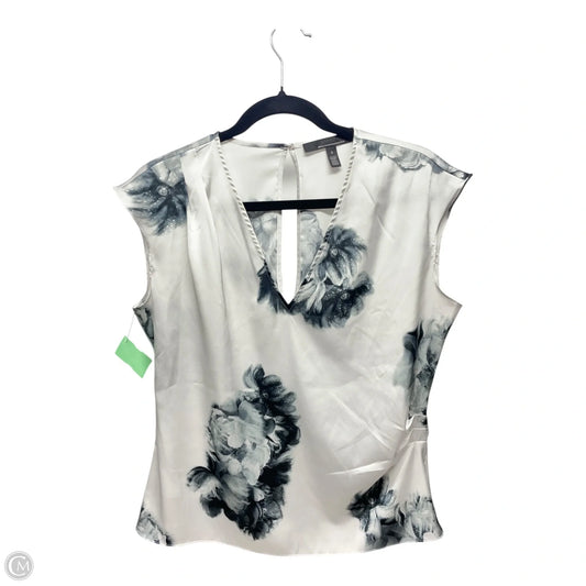 Top Short Sleeve By White House Black Market In Floral Print, Size: S
