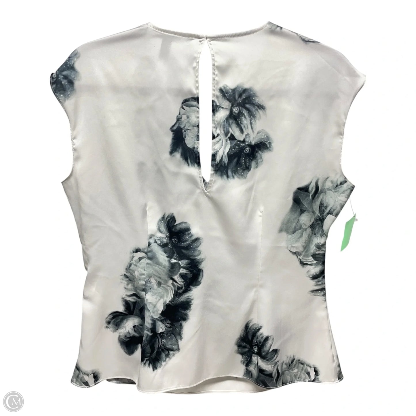 Top Short Sleeve By White House Black Market In Floral Print, Size: S