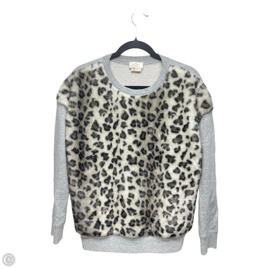 Sweatshirt Designer By Kate Spade In Animal Print, Size: S