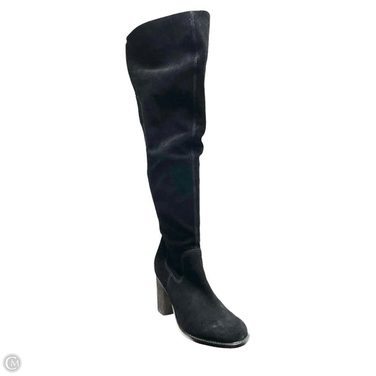 Boots Knee Heels By Kelsi Dagger In Black, Size: 11