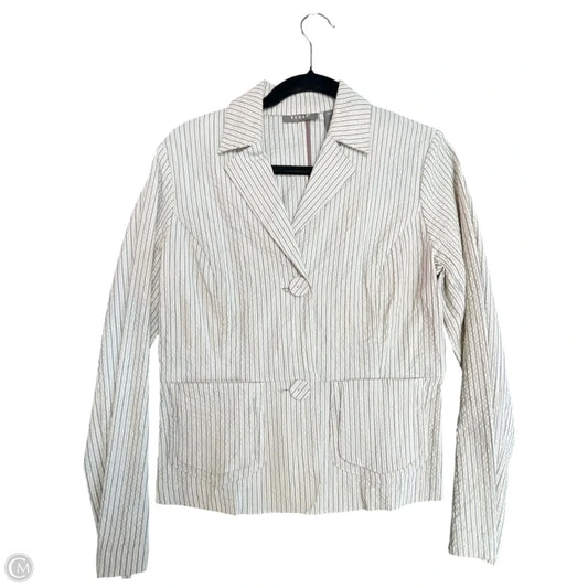 Blazer By Kenar In Striped Pattern, Size: 4
