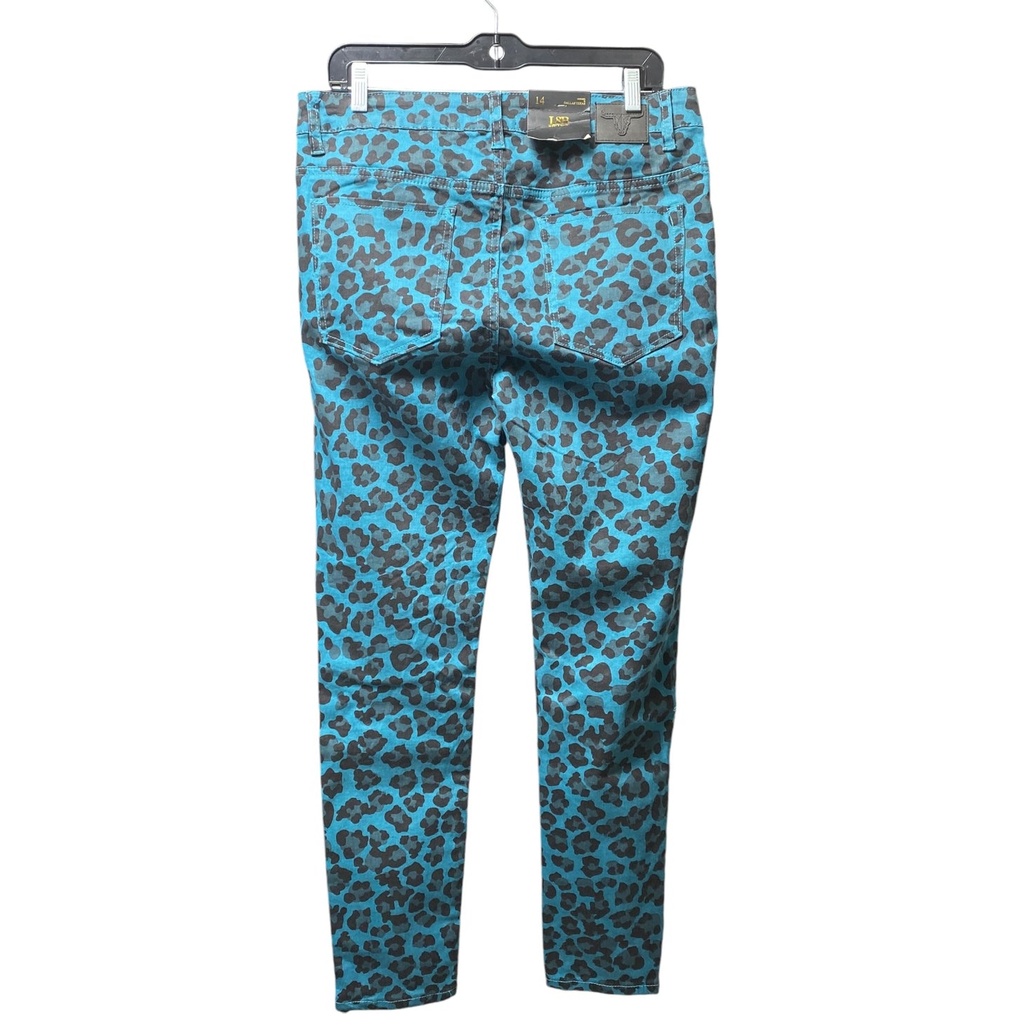 Jeans Skinny By Clothes Mentor In Animal Print, Size: 14