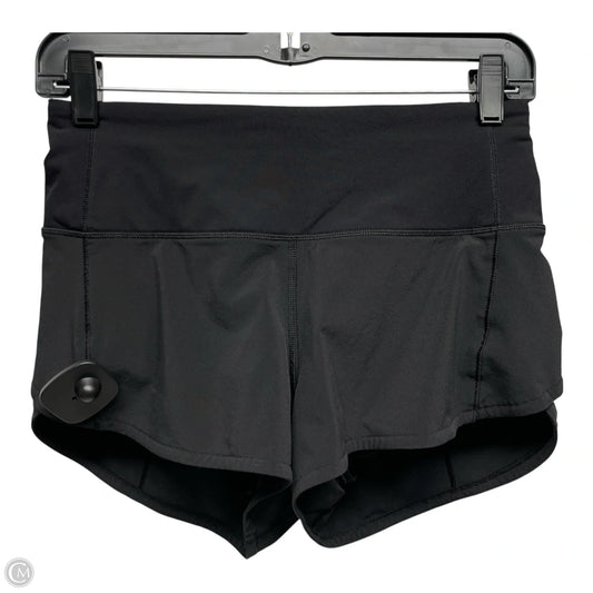 Athletic Shorts By Lululemon In Black, Size: 4