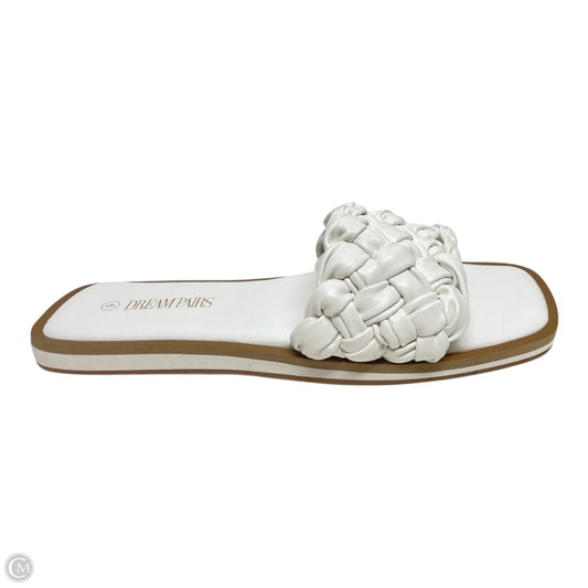 Sandals Flats By Dream Pairs In White, Size: 9