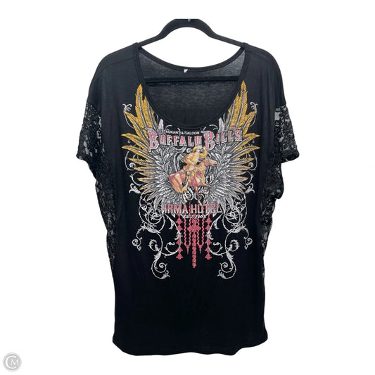 Top Short Sleeve By Clothes Mentor In Multi-colored, Size: 2x