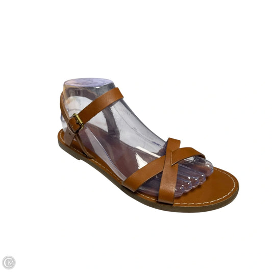 Sandals Flats By Madewell In Brown, Size: 8.5