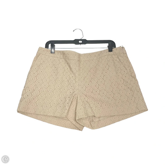 Shorts By Kenar In Tan, Size: 12